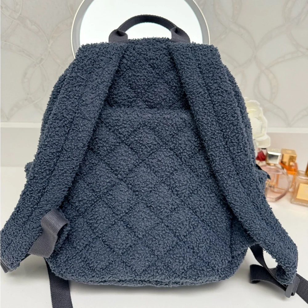 Vera Bradley Teddy Fleece Sherpa Small Backpack